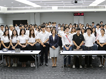 สสสร. ร่วมกับ
กองพัฒนานักศึกษาสร้างบุคลิกภาพที่โดดเด่นให้กับนักศึกษา