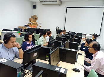 ILPC organizes SSRU-TEP test for
University’s employees at Sumut Songkram
Center