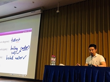 ILPC Offers English Training for
Undergraduate Students in  Nakorn Pratom
Center