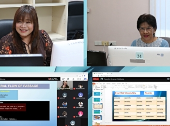ILPC Provides English Training for SSRU
Students via Digital Onlines