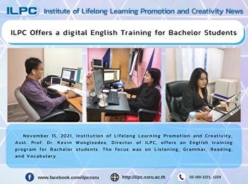 ILPC Offers a digital English Training
for Bachelor Students