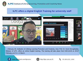 ILPC offers a digital English Training
for university staff
