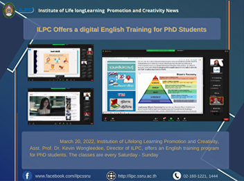 ILPC Offers a digital English Training
for PhD Students