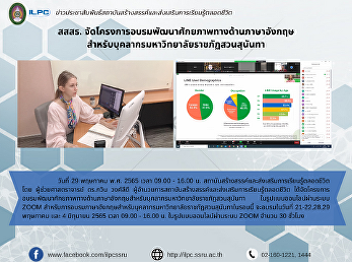 ILPC offers a digital English Training
for university staff