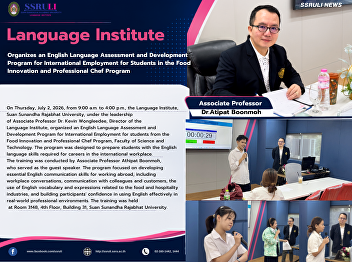 Language Institute Organizes an English
Language Assessment and Development
Program for International Employment for
Students in the Food Innovation and
Professional Chef Program