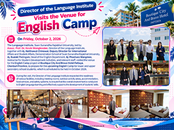 Director of the Language Institute
Visits English Camp Venue in Pattaya
